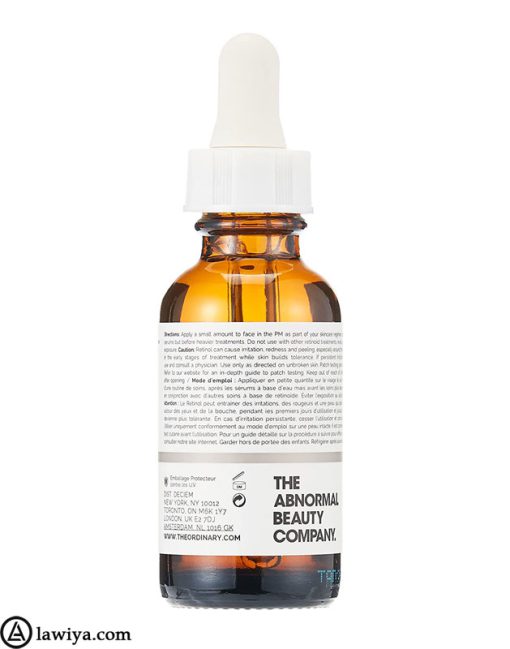 سرم ضد چروک رتینول 1% اوردینری اصل کانادا - The Ordinary Retinol Serum 1% in Squalane5