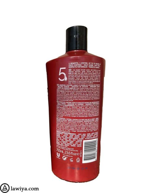 شامپو کراتین ترزمه حاوی روغن مارولا 700 میل اصل هلند - Tresemme Keratin Smooth Shampoo with Marula Oil 700 ml