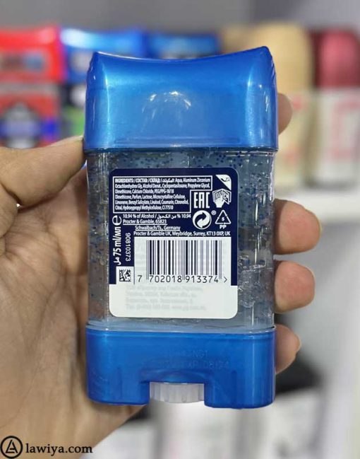 ژل شفاف ضد تعریق ژیلت مدل cool wave اصل آلمان مدل gillette power beads antiperspirant gel-75ml