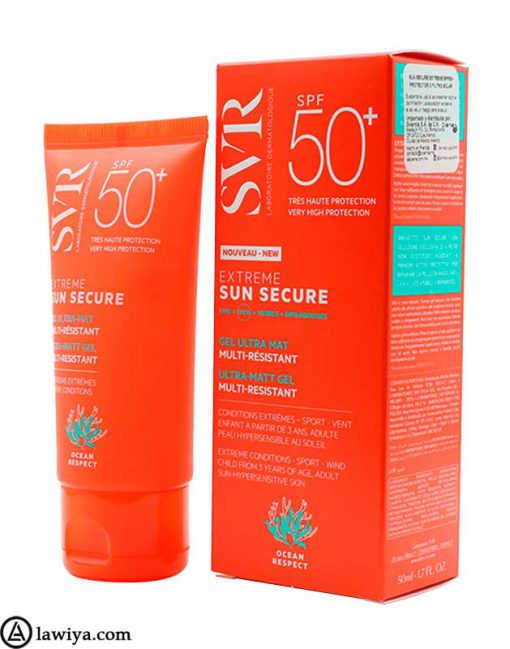 ژل ضد آفتاب اس وی آر ژل الترا مت spf 50 اصل فرانسه - svr sun secure extreme ultra-matt gel spf50+ 50ml