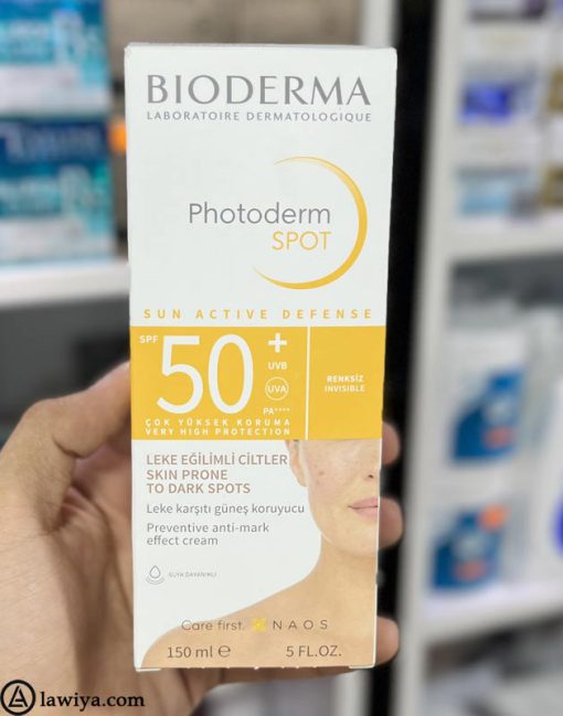 کرم ضد آفتاب و ضد لک بایودرما اسپات اصل فرانسه - Bioderma Photoderm Spot SPF 50+ 150 ml Güneş Kremi