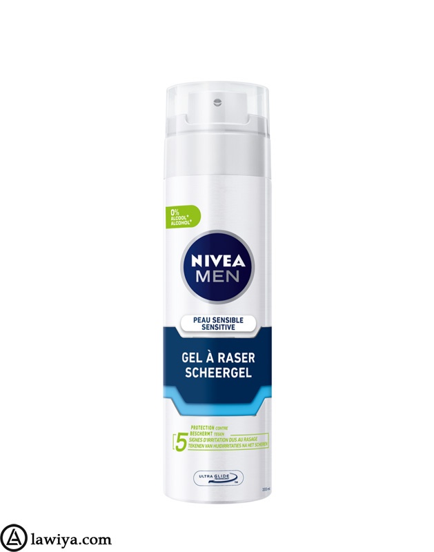 ژل اصلاح مردانه نیوا سنسیتیو اصل آلمان-Nivea Men Sensitive Scheergel 200 ml