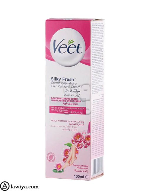 کرم موبر بدن ویت مخصوص پوست نرمال اصل فرانسه - Veet Hair Removal Cream Silk and Fresh for Normal Skin 100ml