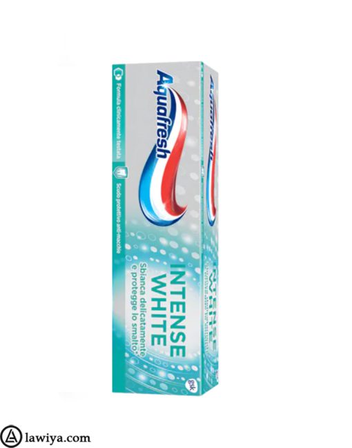 خمیر دندان سفیدکننده آکوافرش Aquafresh intense white اصل انگلیس 75میل  aquafresh-intense-white