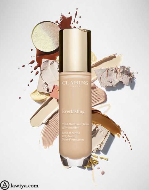 کرم پودر کلارنس اصل فرانسه 30 میلی لیتر | Clarins Everlasting Everlasting Foundation