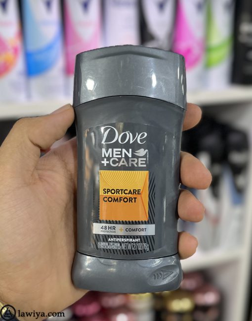 مام صابونی ضد تعریق داو مردانه مدل sport care comfort اصل آمریکا 75 گرم - dove men care sport comfort deodorant