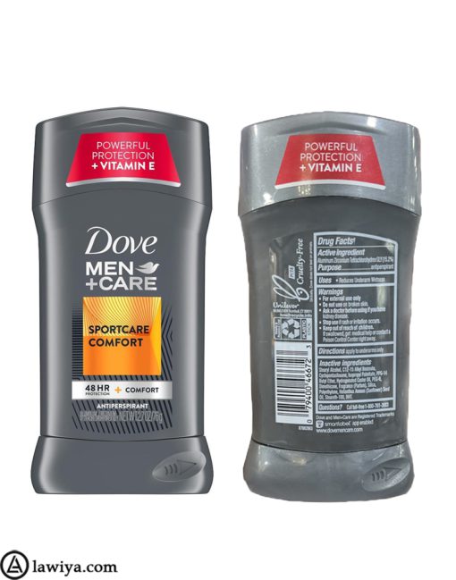 مام صابونی ضد تعریق داو مردانه مدل sport care comfort اصل آمریکا 75 گرم - dove men care sport comfort deodorant