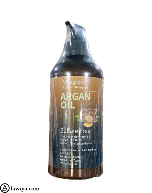 شامپو کراتین بدون سولفات منگراو آلترگو اصل ایتالیا - Mangrove keratin shampoo sulfate free 500ml