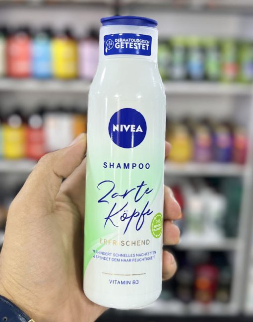 شامپو نیوا مناسب موهای نازک حاوی ویتامینB3 حجم 300 میل|NIVEA SHAMPOO VITAMIN B3