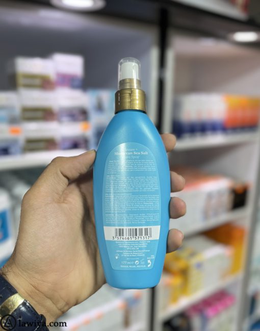 اسپری حالت دهنده او جی ایکس اصل آمریکا تقویت کننده و ویتامینه نمک 177 میل | ogx texture+ moroccan sea salt wave spray