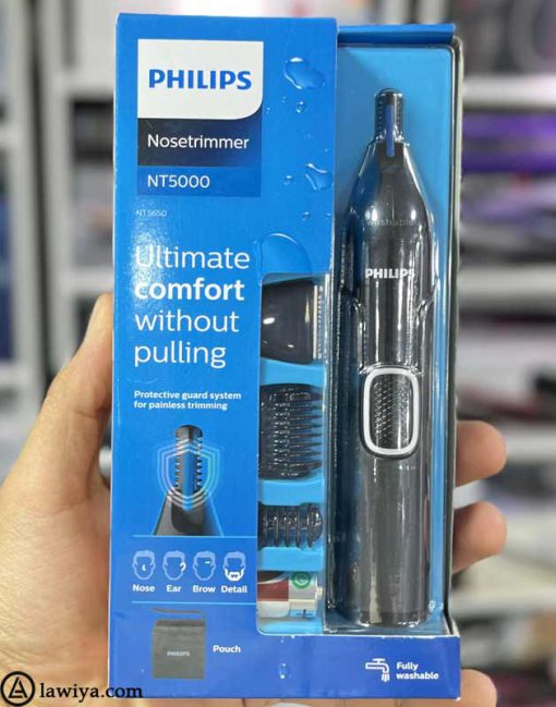 موزن گوش و خط زن فیلیپس مدل NT5650 اصل - philips series 5000 nose trimmer