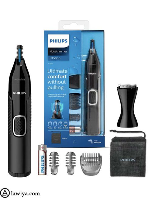 موزن گوش و بینی و خط زن فیلیپس مدل NT5650 اصل - philips series 5000 nose trimmer