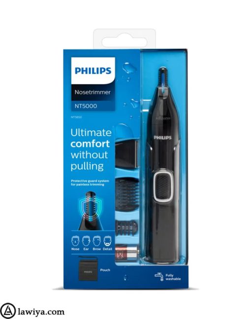 موزن گوش و بینی و خط زن فیلیپس مدل NT5650 اصل - philips series 5000 nose trimmer