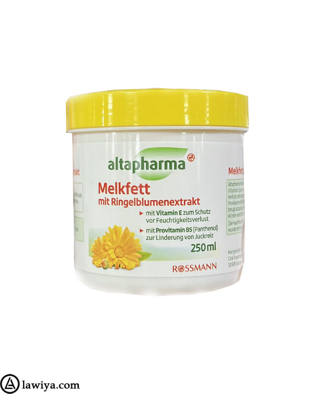 کرم مراقبت ویژه عصاره کالاندولا آلتافارما اصل آلمان حجم 250 میل|Altapharma Yoğun Bakım Kremi