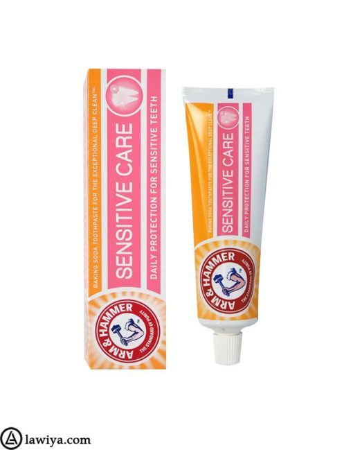 خمیر دندان سنسیتیو کِر آرم اند همر اصل آمریکا - Arm & Hammer ToothPaste Sensitive Care 125g