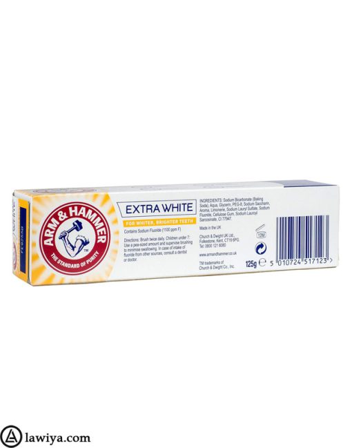 خمیردندان سفیدکننده آرم اند همر اصل آمریکا - 125 ml Arm & Hammer Toothpaste Extra White