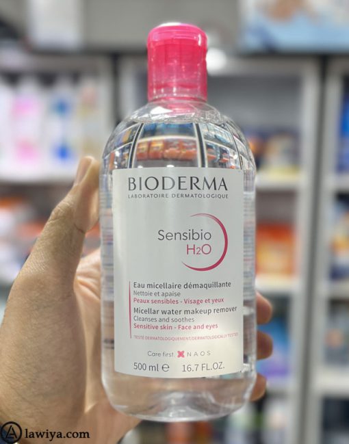 میسلار واتر بایودرما مدل sensibio H2O حجم500میل|Bioderma Sensibio H2O Micellar Water