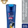 شامپو زغال و پرتقال کلیر مردانه 315 میل اصل - CLEAR Men Deep Cleanse Anti-dandruff Shampoo 315 ML