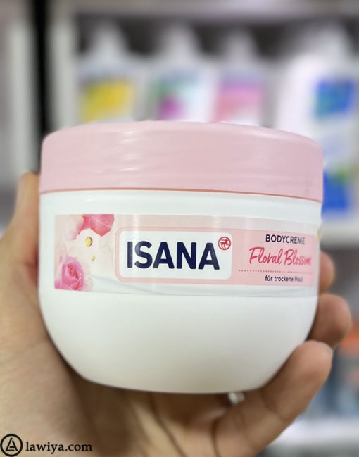 کرم بدن زنانه آیسانا 500 میل اصل آلمان - ISANA Body Cream Floral Blossom