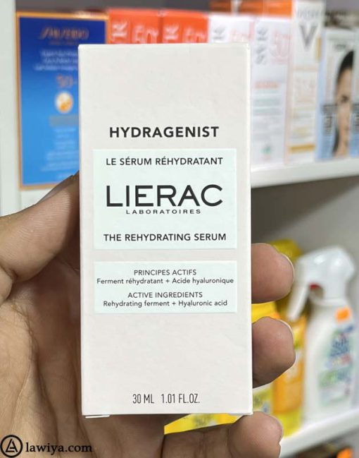 سرم آبرسان هیدراژنیست لیراک اصل فرانسه - Lierac Hydragenist Rehydrating Serum 30ml