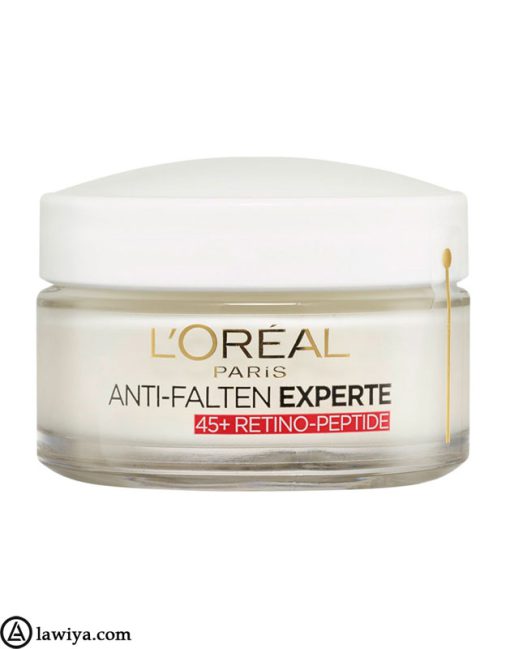 کرم ضد چروک و آبرسان لورال بالای 45 سال اصل آلمان حجم 50 میل|Loreal Paris Cream anti falten+45