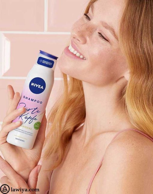 شامپو نیوآ حاوی پانتنول مناسب موهای نازک حجم 300 میل| NIVEA Panthenol Heads shampoo