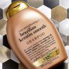 شامپو کراتین برزیلی او جی ایکس OGX حجم 385 میل|OGX Brazilian Keratin Smooth Shampoo