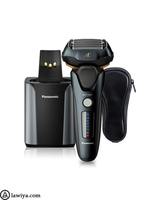 ماشین اصلاح موی صورت پاناسونیک مدل ES-LV97 همراه با پایه شارژ اصل ژاپن - Panasonic ES-LV97 -K Rechargeable Shaver