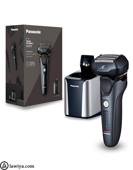 ماشین اصلاح موی صورت پاناسونیک مدل ES-LV97 همراه با پایه شارژ اصل ژاپن - Panasonic ES-LV97 -K Rechargeable Shaver