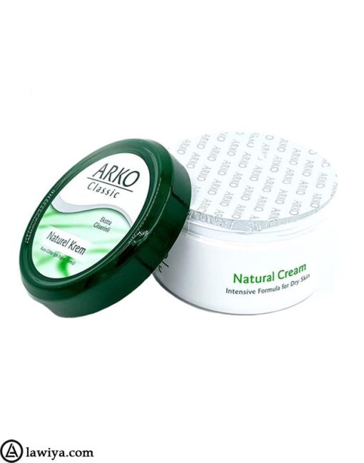 کرم مرطوب کننده کلاسیک آرکو مدل NATURAL CLASSIC اصل ترکیه حجم 250 میل|Arko Cream Classic Natural