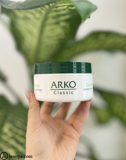 کرم مرطوب کننده کلاسیک آرکو مدل NATURAL CLASSIC اصل ترکیه حجم 250 میل|Arko Cream Classic Natural