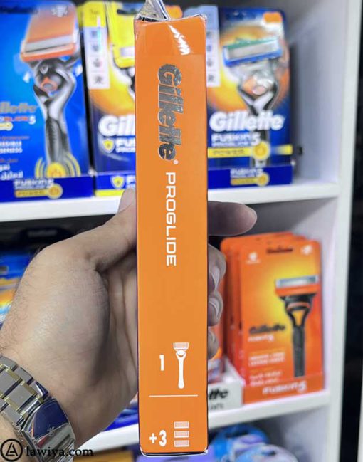 پک اصلاح ژیلت فیوژن پروگلاید مدل 3 عددی اصل - Gillette Fusion5 ProGlide Razor + 3 Blades