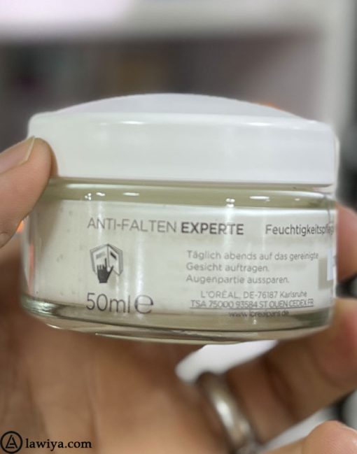 کرم شب ضد چروک اکسپرت +65 لورال اصل فرانسه - L'ORÉAL PARiS Anti Falten Nachtcreme Experte 65+, 50 ml