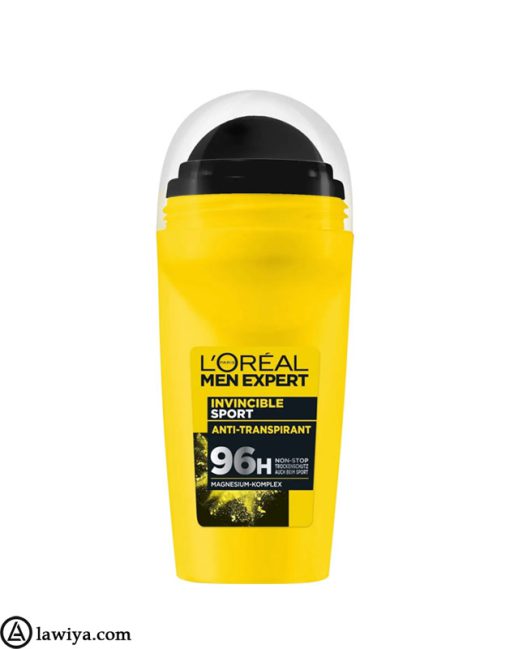 رول ضد تعریق اسپرت مردانه لورال اصل فرانسه | L'Oréal Men Expert Deodorant Roll-on Invincible Sport