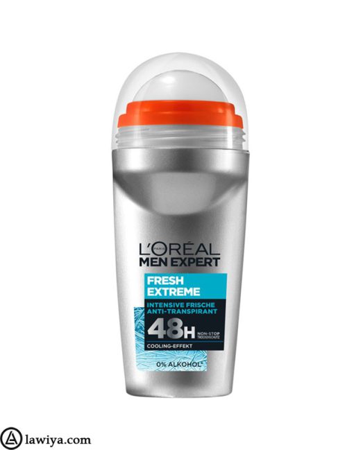 دئودورانت رولی فرش اکستریم لورال اصل فرانسه | L'Oréal Paris Men Expert 50ml Deo Roll-On Fresh Extreme 50 ml