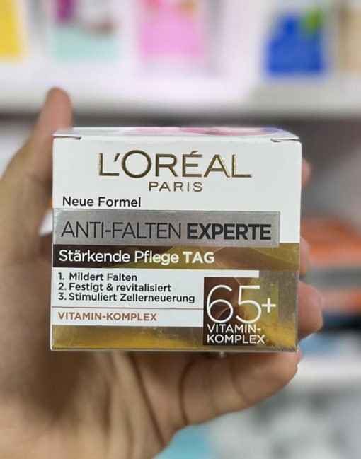 کرم روز ضدچروک لورال +65 اصل آلمان - L'Oreal Paris Wrinkle Expert 65+ Day Cream 50ml