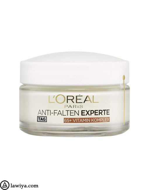 کرم روز ضدچروک لورال +65 اصل آلمان - L'Oreal Paris Wrinkle Expert 65+ Day Cream 50ml