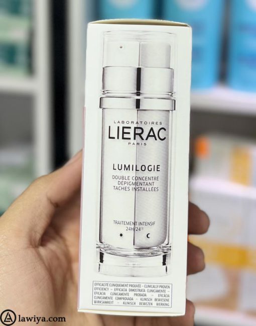 کنسانتره ضد لک دو فاز لومیلوژی لیراک اصل فرانسه - Lierac Lumilogie Day & Night Dark-Spot Correction Double Concentrate 30ml