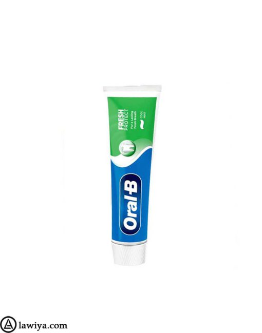 خمر دندان اورال بی فرش پروتکت اصل آلمان 100 میل تقویت مینای دندان و ضد پوسیدگی | Oral -B Fresh Protect Cool Mint Toothpaste