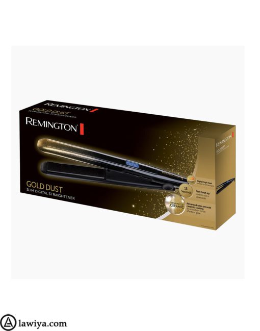 اتو مو رمینگتون مدل S5208 سری گلداست اصل انگلیس | Remington Gold Dust Slim Digital Straightener