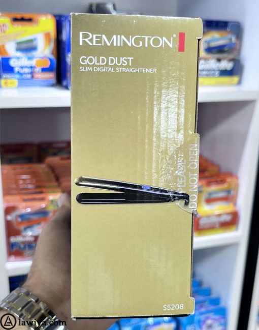 اتو مو رمینگتون مدل S5208 سری گلداست اصل انگلیس | Remington Gold Dust Slim Digital Straightener