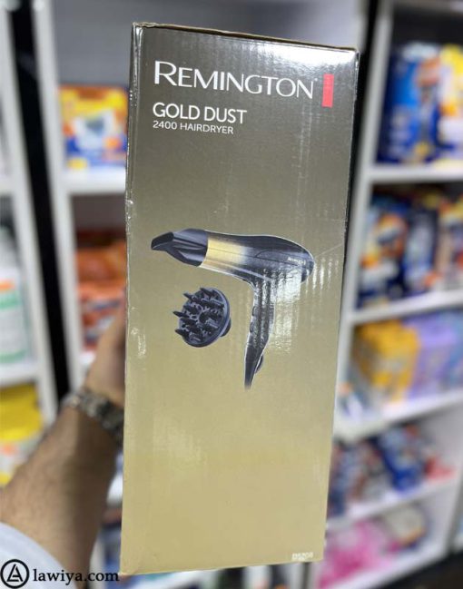 سشوار حرفه‌ای رمینگتون گلد داست اصل انگلیس - remington gold dust 2400w hair dryer