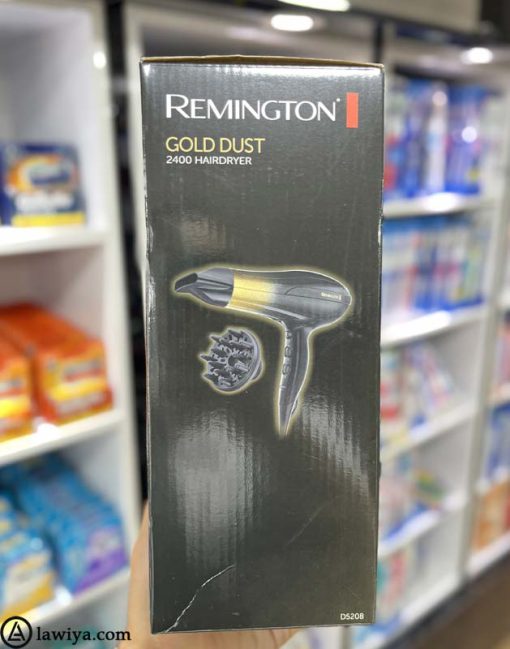 سشوار حرفه‌ای رمینگتون گلد داست اصل انگلیس - remington gold dust 2400w hair dryer