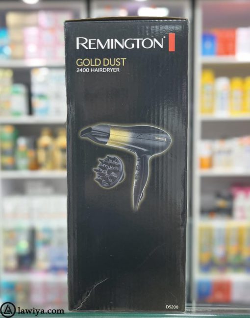 سشوار حرفه‌ای رمینگتون گلد داست اصل انگلیس - remington gold dust 2400w hair dryer