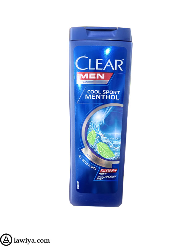 شامپو ضد شوره و خنک کننده کلیر حاوی عصاره نعنا مردانه اصل حجم 400 میل|Clear Men Cool Sport Menthol Shampoo