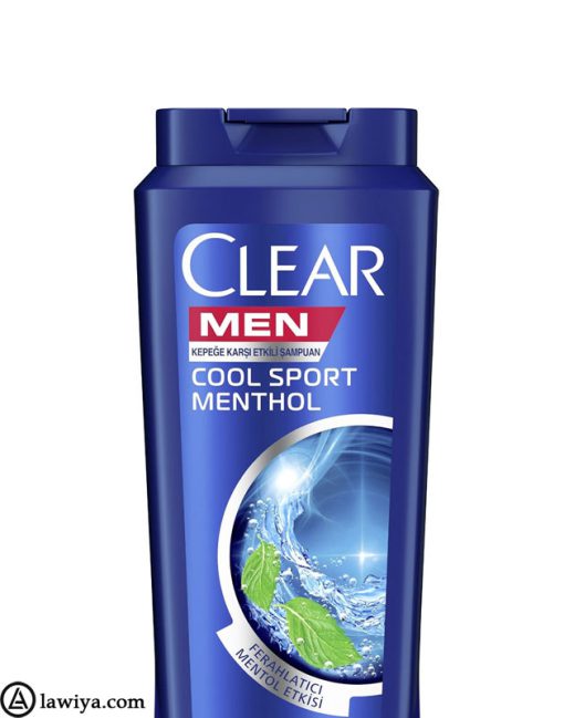 شامپو ضد شوره و خنک کننده کلیر حاوی عصاره نعنا مردانه اصل حجم 400 میل|Clear Men Cool Sport Menthol Shampoo