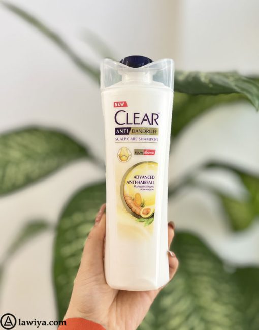 شامپو ضد شوره و ریزش کلیر اصل مخصوص بانوان حجم 300 میل|Clear Shampoo Advanced Anti-Hairfall