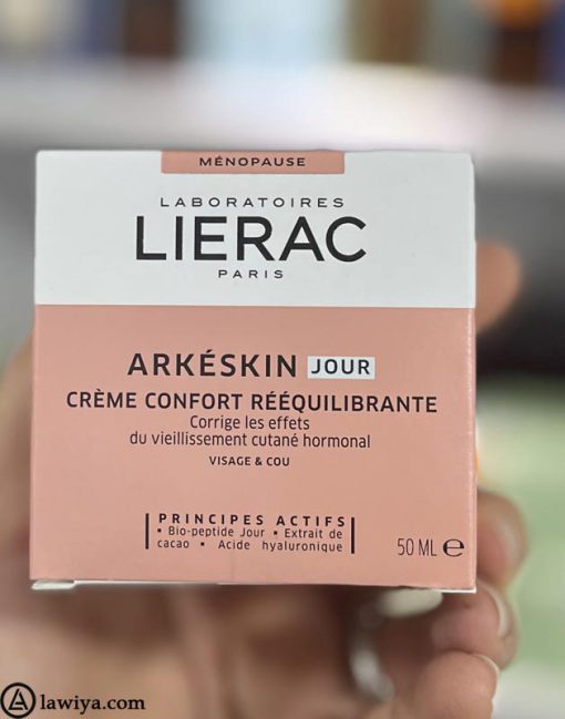 کرم روز ضدچروک آرکسکین لیراک اصل فرانسه - lierac arkeskin jour creme confort rééquilibrante 50ml