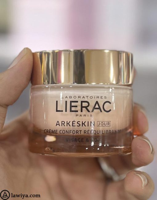 کرم روز ضدچروک آرکسکین لیراک اصل فرانسه - lierac arkeskin jour creme confort rééquilibrante 50ml