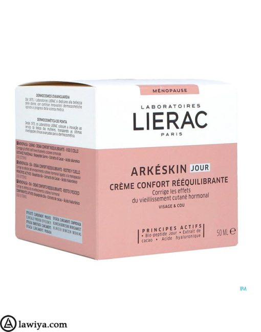 کرم روز ضدچروک آرکسکین لیراک اصل فرانسه - lierac arkeskin jour creme confort rééquilibrante 50ml